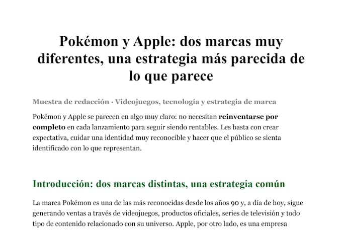 write gaming articles in spanish or catalan